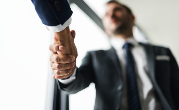 Handshake Business Men Concept